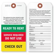 Etiquetas SmartSign Ready to Rent de doble cara 16x8 cm Etiquetas SmartSign Ready to Rent de doble cara 16x8 cm