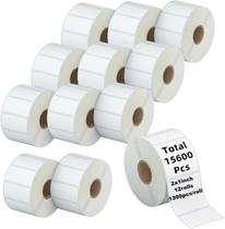Etiquetas Térmicas Diretas KingTac 2x1" - 15600 Etiquetas em 12 Rolos