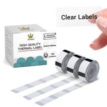 Etiquetas Térmicas Memoking D30 Clear 14x25mm para Impressora de Etiquetas