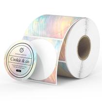 Etiquetas térmicas MUNBYN 5cm Round Shell Texture 500 Labels