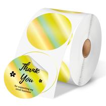 Etiquetas Térmicas Phomemo - 5cm, Circulares, 400 Etiquetas/Rolo, Dourado Laser Etiquetas Térmicas Phomemo - 5cm, Circulares, 400 Etiquetas/Rolo, Dourado Laser