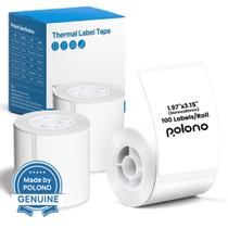 Etiquetas Térmicas POLONO PM220S 50x80mm Blancas 300 pcs