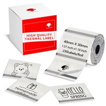 Etiquetas térmicas transparentes Phomemo para M110/M120/M220/M150/M250