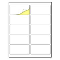 Etiquetas TownStix 5x10 cm Branco Fosco 300 unidades