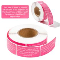 Etiquetas Varpotle 500 unidades rosa para alimentos caseiros 5 x 2,5 cm Etiquetas Varpotle 500 unidades rosa para alimentos caseiros 5 x 2,5 cm