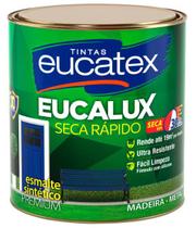 Eucatex esmalte brilhante marrom 900ml