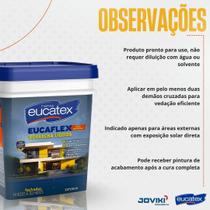 Eucatex eucaflex borracha liquida areia saara 20kg