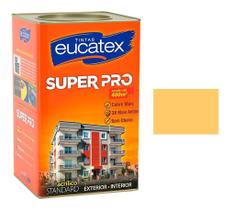 Eucatex Semi Brilho Super Pro Acrilico Lavável Amarelo Canario 18lt