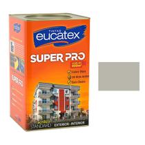 Eucatex Semi Brilho Super Pro Acrilico Lavável Cinza Urbano 18lt