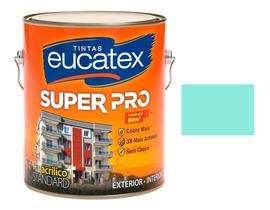 Eucatex Semi Brilho Super Pro Acrilico Lavável Verde Agua 3,6lt