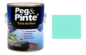 Eucatex Tinta Acrilica Pintura Parede Peg Pinte Verde Agua 3,6 Lt