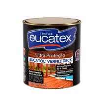 Eucatol Verniz Deck Premium Natural Semibrilho Eucatex 900ml Eucatol Verniz Deck Premium Natural Semibrilho Eucatex 900ml