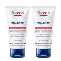 Eucerin Aquaphor Creme Reparador Intensivo Kit com 2 unidades