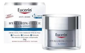 EUCERIN Creme Hidratante Facial Anti-idade Noite 50ml, Hyalu