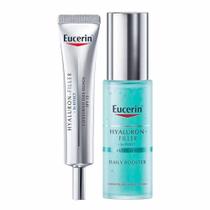 Eucerin Hyaluron Filler Daily Booster Kit Gel Hidratante + Creme Facial para Todos os Tipos de Pele
