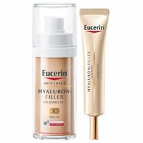 Eucerin Hyaluron-filler Elasticity Kit Creme Anti-Idade Para Área dos Olhos + Sérum Facial Para Peles Maduras Para todos os tipos de peles Eucerin Hyaluron-filler Elasticity Kit Creme Anti-Idade Para Área dos Olhos + Sérum Facial Para Peles Maduras Para todos os tipos de peles