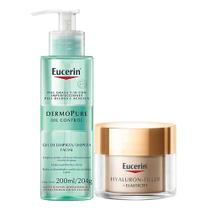 Eucerin Kit - Gel de Limpeza Facial + Creme Anti-Rugas