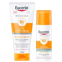 Eucerin Kit - Protetor Solar Corporal Toque Seco FPS60 + Protetor Solar Gel-Creme Oil Control FPS60 Eucerin Kit - Protetor Solar Corporal Toque Seco FPS60 + Protetor Solar Gel-Creme Oil Control FPS60