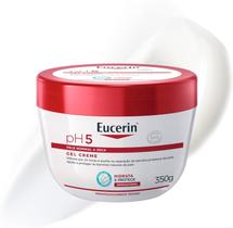 Eucerin pH5 Gel Creme Hidratante Corporal 350ml Dexpantenol Textura Ultraleve Pele Sensível Eucerin pH5 Gel Creme Hidratante Corporal 350ml Dexpantenol Textura Ultraleve Pele Sensível