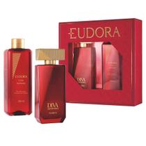 Eudora Diva Esplêndida Coffret Perfume Feminino Deo Colônia + Óleo Hidratante Desodorante de Banho