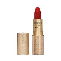 Eudora Glam Paete Batom Brilhante Vermelho 3g