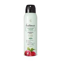 eudora Instance desodorante aerosol Chá verde e romã 150ml