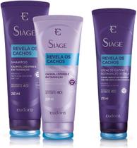 Eudora Kit Revela os Cachos Shampoo + Condicionador + Creme de Pentear Cachos 270ml