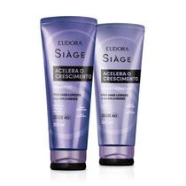 Eudora kit siage acelera o crescimento shampoo+condicionador