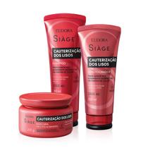 Eudora Kit Siàge Cauterização dos Lisos: Shampoo 250ml + Condicionador 200ml + Máscara Capilar 250g