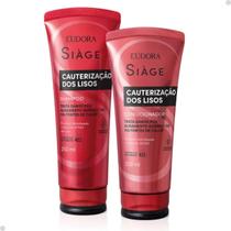 Eudora Kit Siàge Cauterização dos Lisos: Shampoo 250ml + Condicionador 200ml