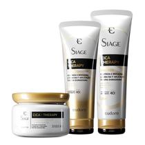 Eudora Kit Siàge Cica-Therapy: Shampoo 250ml + Condicionador 200ml + Máscara Capilar 250g