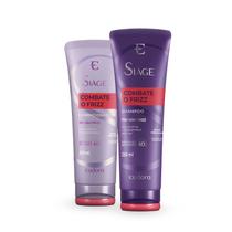 Eudora Kit Siàge Combate o Frizz: Shampoo 250ml + Condicionador 200ml
