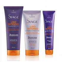 Eudora Kit Siàge Liso Intenso Shampoo, Cond. e Finalizador