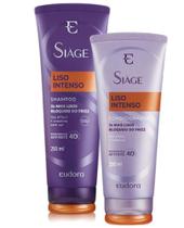Eudora Kit Siàge Liso Intenso Shampoo + Condicionador (Nova Versão) Eudora Kit Siàge Liso Intenso Shampoo + Condicionador (Nova Versão)