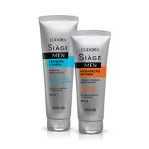 Eudora Kit Siàge Men: Shampoo Combate à Caspa 250ml + Condicionador Hidratação Intensa 200ml
