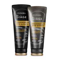 Eudora kit siage regeneração pós quimica shampoo + condicionador Eudora kit siage regeneração pós quimica shampoo + condicionador