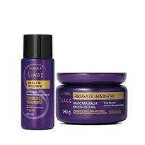 Eudora kit siage resgate imediato água lamelar + máscara
