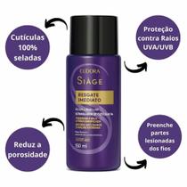 Eudora Siàge Água Lamelar Resgate Imediato 150ml Reparação Rápida, AntiQuebra, UV Calor Eudora Siàge Água Lamelar Resgate Imediato 150ml Reparação Rápida, AntiQuebra, UV Calor