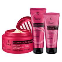 Eudora Siage Cauterização dos Fios Kit - Shampoo + Condicionador + Máscara