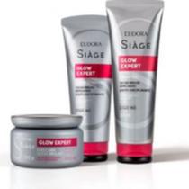 Eudora Siàge Glow Expert: Shampoo 250ml + Condicionador 200ml + Máscara Capilar 250g