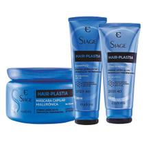 Eudora Siage Hair-Plastia Kit - Shampoo + Condicionador + Máscara