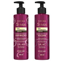Eudora Siàge Pro Cronology Curvas Kit - Creme de Pentear Volume + Creme de Pentear Definição Eudora Siàge Pro Cronology Curvas Kit - Creme de Pentear Volume + Creme de Pentear Definição