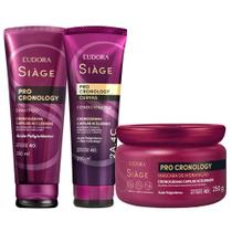 Eudora Siàge Pro Cronology Kit Shampoo + Condicionador + Máscara Eudora Siàge Pro Cronology Kit Shampoo + Condicionador + Máscara