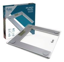Euro Balança Digital Bal7863 30cm X 30cm Transparente Euro Balança Digital Bal7863 30cm X 30cm Transparente