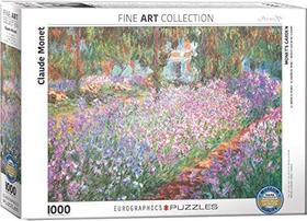 Eurographics Jardim do Artista por Claude Monet Puzzle de 1000 peças