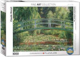 EuroGraphics The Japanese Footbridge por Claude Monet (1000 Piece) Puzzle (6000-0827)