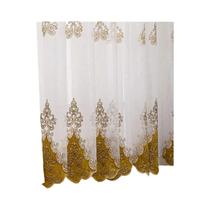 Europeu retro requintado bordado gaze cortina cortinas para sala de jantar quarto Europeu retro requintado bordado gaze cortina cortinas para sala de jantar quarto