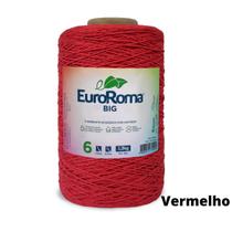 Euroroma Big Cone Colorido 4/6 - 1,8Kg- 1830m Vermelho