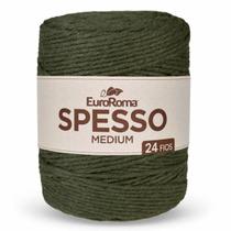 Euroroma Spesso 24 Fios - 1 KG - 254M Cor Verde Militar