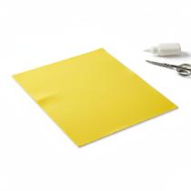 EVA Cartolina 0,6x0,4m Folhas Coloridas para Artesanato, Decoração e Projetos Escolares